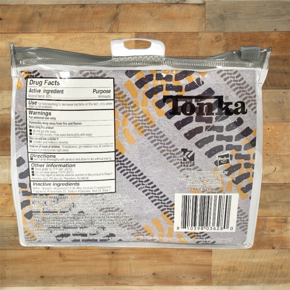 Tonka Kids Gift Set Hand Soap 3 fl oz, Lip Balm 0.12 oz Kit In w/Travel Bag |NEW - Picture 2 of 7